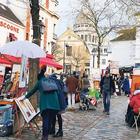 In The Heart Of Iconic Montmartre Cozy & T2 Appartamento